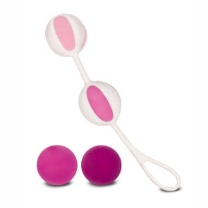 Buy Gvibe Geisha Balls 2   Pink kegel exercise device for pelvic floor muscle strengthening.