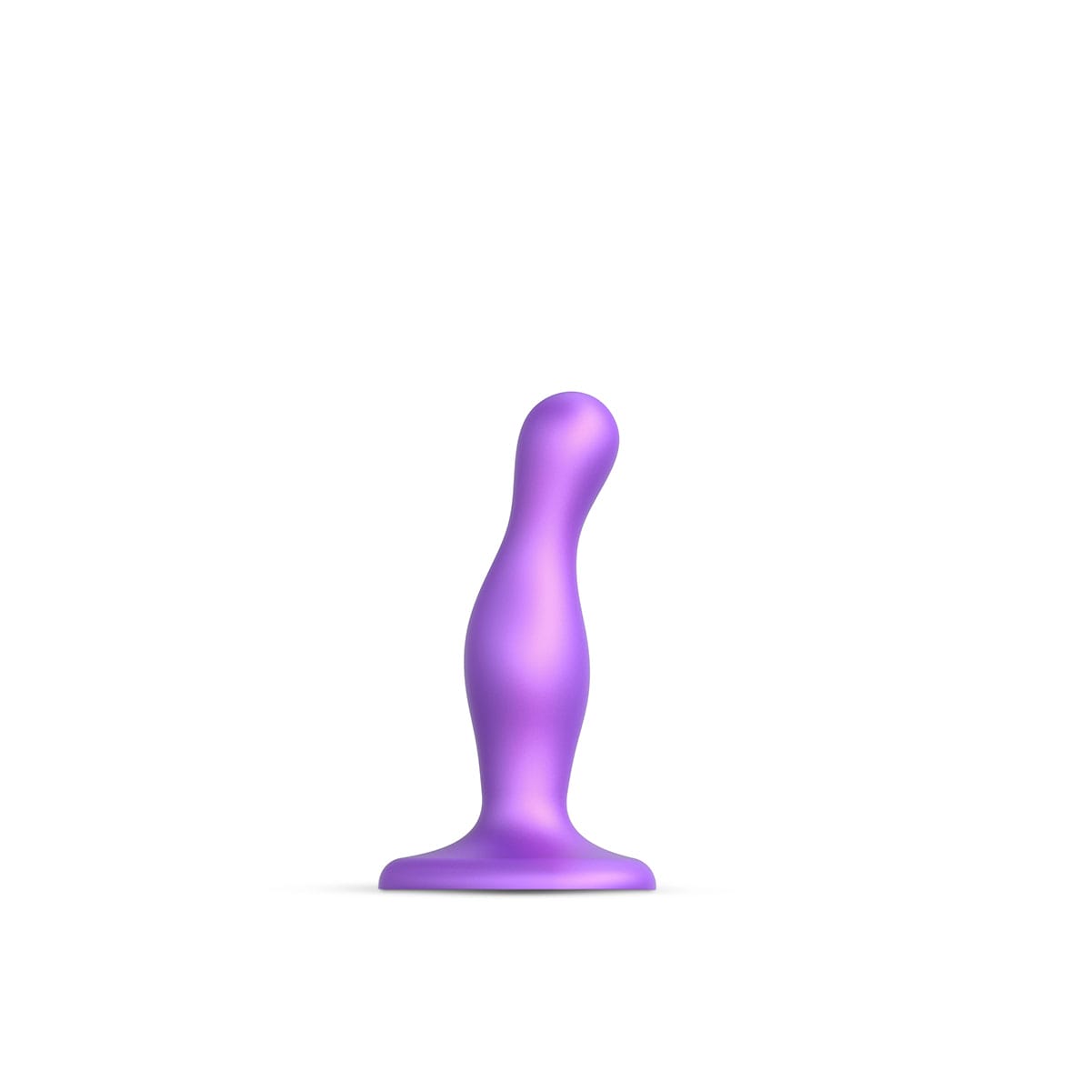 Buy Strap On Me Curvy Plug Dil Metallic Purple   Small  long and 1.47 thick dildo made by Strap-On-Me.
