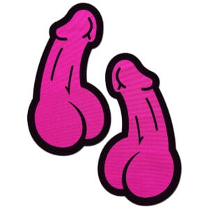 Wear Pastease Pink Penises nipple covers.