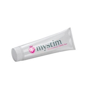 Mystim Electrode Gel Adhesive electro stimulators are sometimes on sale at herVibrators.com for couples and solo-play when you sign up for an account and access member's only savings.