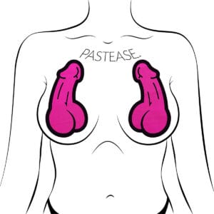 Wear Pastease Pink Penises nipple covers.