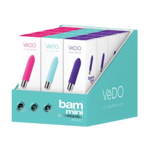 Buy a VeDO Bam Mini Bullet 12pc Display vibrator.