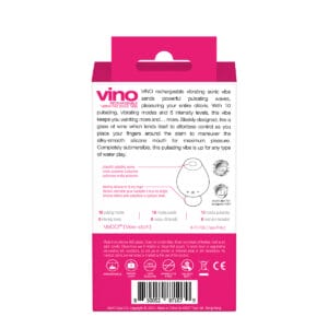 Buy a VeDO Vino Vibrating Sonic Vibe  Pink vibrator.