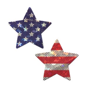 Pastease Stars Patriot Glitter pasties for sale and in stock.