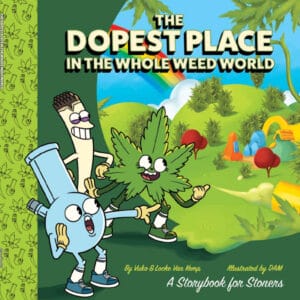 Buy  Wood Rocket The Dopest Place in the Whole Weed World Story Book book for her.