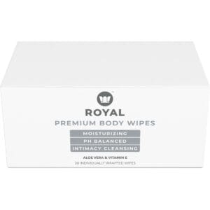 Buy Royal Condom Intimacy Cleansing Wipes 30ct intimate cleansing care for her.