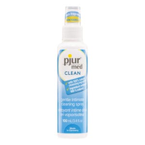 Buy Pjur Med Clean Spray 100ml sex toy cleaner for vibrators, dildos, kegel devices, and more.