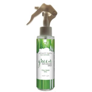 Buy Intimate Earth Green Toy Cleaner Spray 125ml sex toy cleaner for vibrators, dildos, kegel devices, and more.
