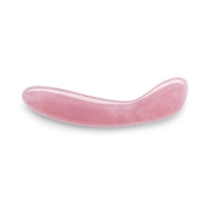 Buy Le Wand Crystal G Wand   Rose Quartz 7.00 long and 1.32 in thick dildo made by Le Wand.