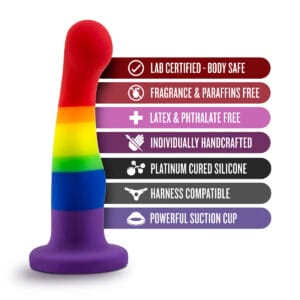 Buy Avant Pride P1   Freedom 11.2 long and 1.40 thick dildo made by Avant.