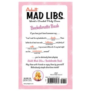 Buy  Bachelorette Bash Mad Libs book for her.