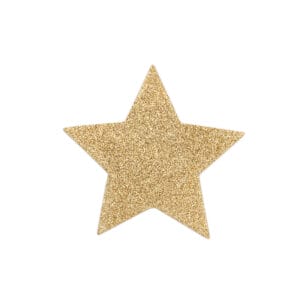 Bijoux Indiscrets Flash Pasties - Gold Stars pasties for sale and in stock.