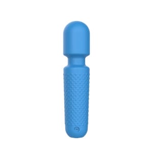 Buy a Emojibator Tiny Wand Vibrator  Blue vibrator.