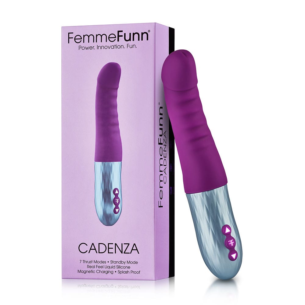 Buy a Femme Funn Cadenza Purple Thruster vibrator.