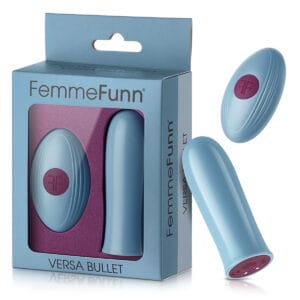 Buy a Femme Funn Versa Bullet and Remote  Aqua vibrator.