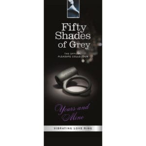 Buy a Fifty Shades Yours and Mine Vibrating Love Ring vibrator.
