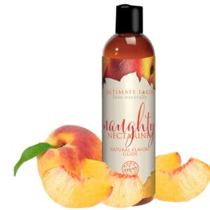 Buy     Glide   Naughty Peaches    water based lube for her.