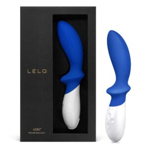 Buy a LELO Loki  Federal Blue vibrator.