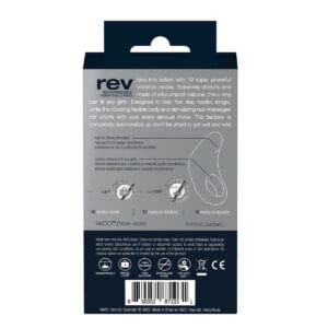 Buy a VeDO Rev Vibrating C-Ring  Black vibrator.