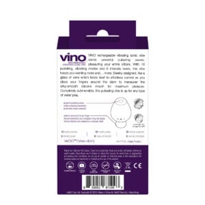 Buy a VeDO Vino Vibrating Sonic Vibe  Purple vibrator.